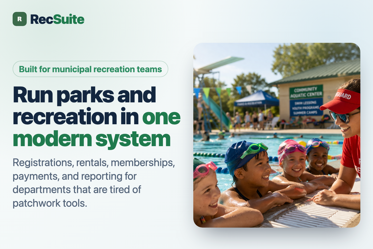 RecSuite — Parks & Recreation Management Software